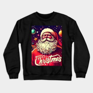 Captivating Christmas: Unleash Cheer with Unique Santa Claus Illustrations! Crewneck Sweatshirt
